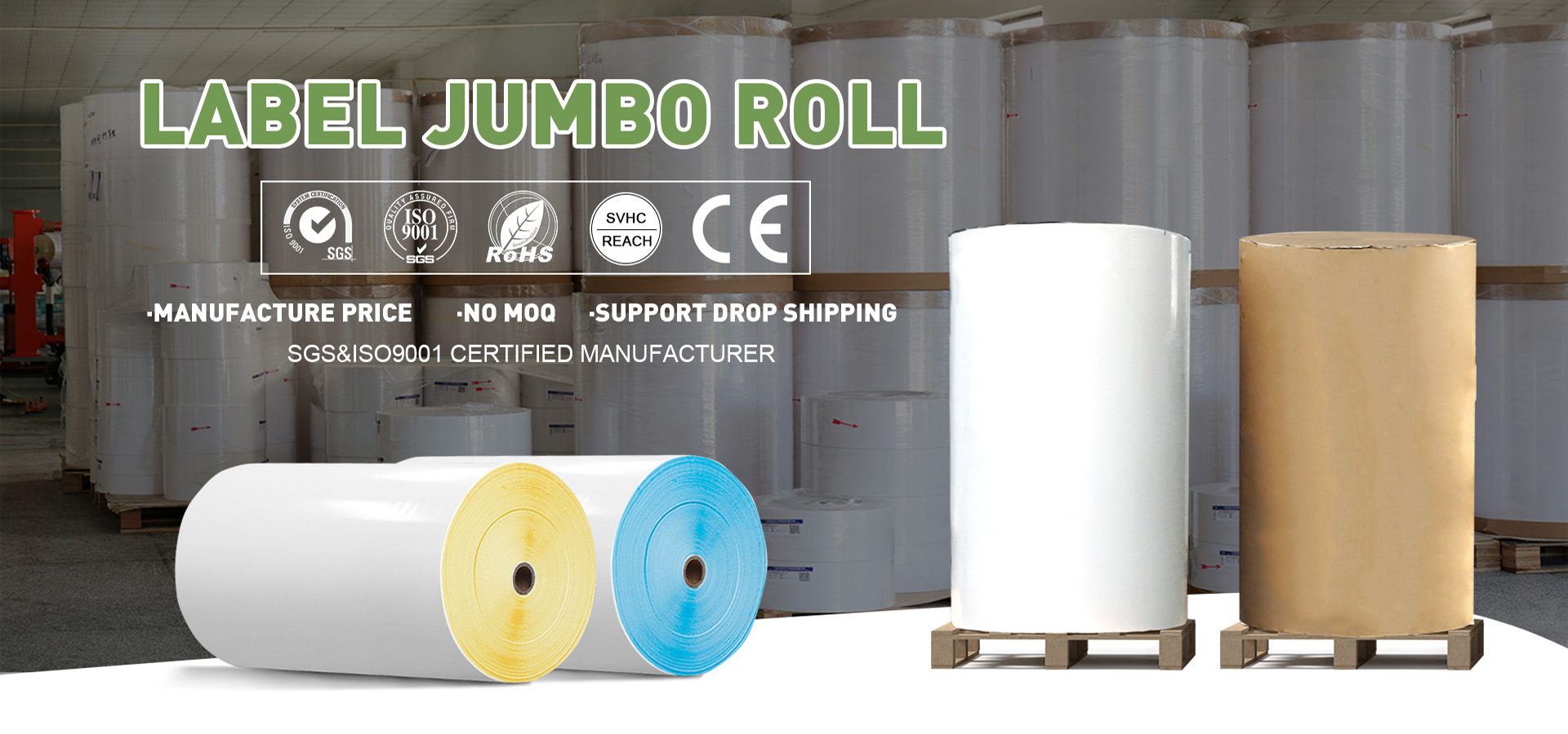 Modern production facility and adhesive label manufacturing